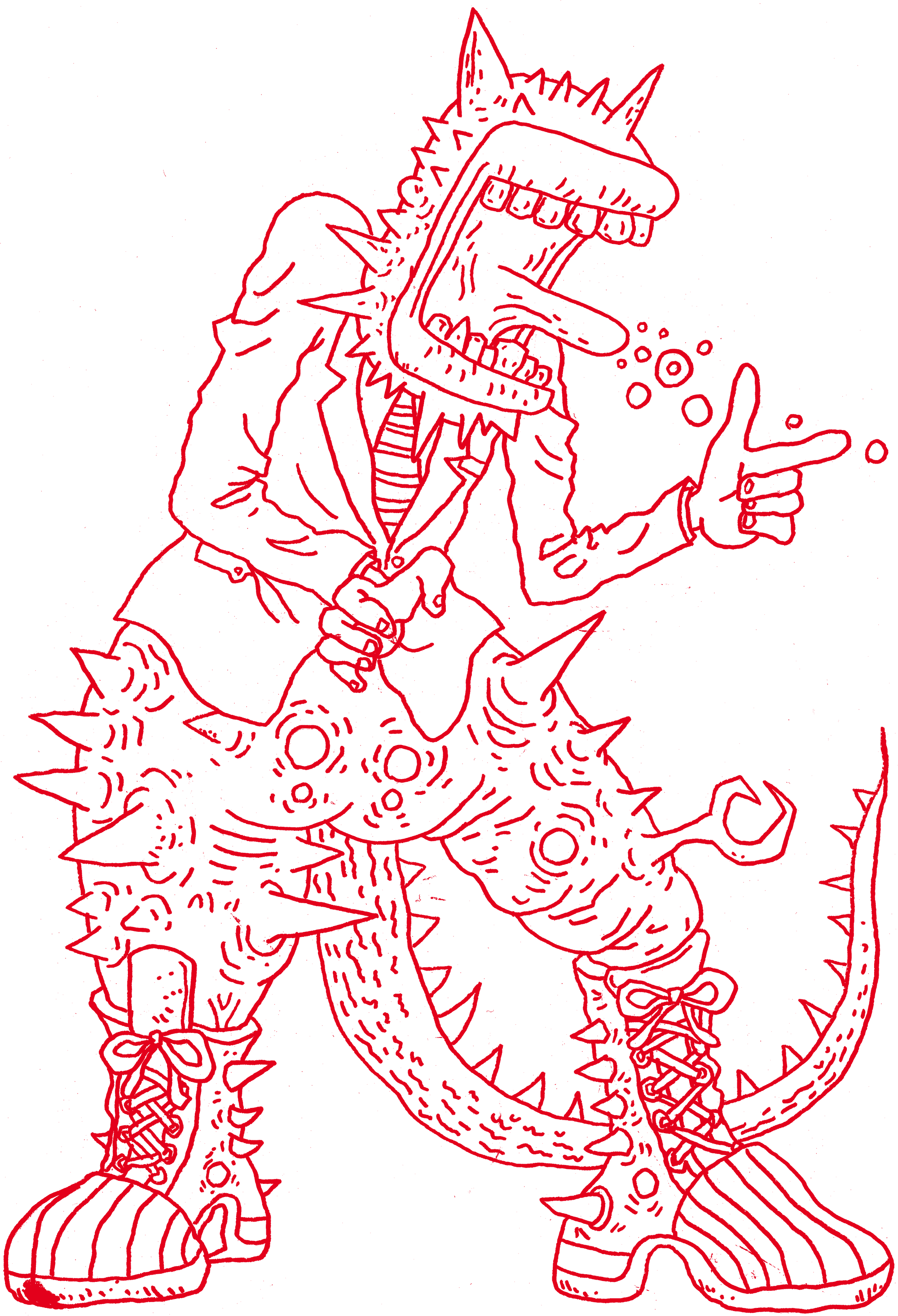 松尾スズキ イラスト